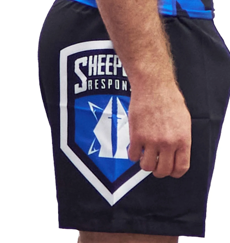 Sheepdog Response Men's Shorts Black - Blue